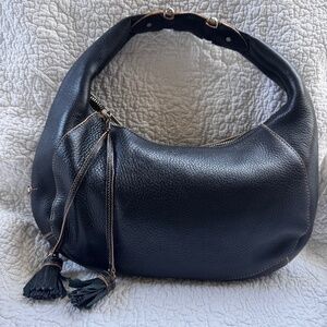 Cole Haan Black Pebbled Leather Handbag